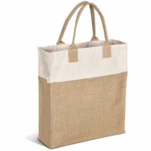 Okiyo Atsui Jute &amp; Cotton Tote Bag (36.5 x 11 x 40 cm)
