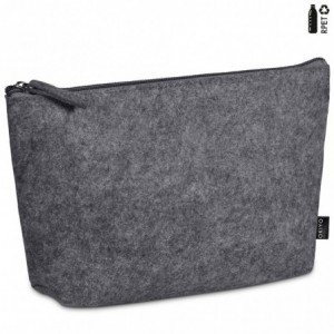 Okiyo Kesho Recycled PET Felt Mini Cosmetic Bag - 21 x 4 x 12 cm