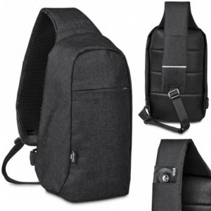 Slazenger Turfmoor Anti-Theft Crossbody Sling Bag - Two-Tone 300D