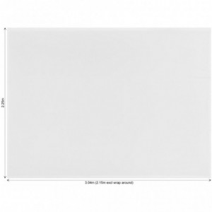 Legend Curved Banner Wall Skin with Wings - 3.20m x 2.25m (Skin Only)