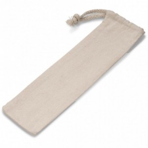 Vivanno Stainless Steel Reusable Straw Set with Cotton Pouch