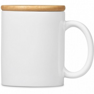 Okiyo Sozo Ceramic Coffee Mug with Bamboo Lid - 330ml