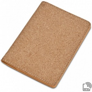 Okiyo Bouken Cork &amp; PU RFID Passport Holder