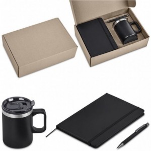 Altitude Lincoln Kraft Gift Set with Mug- Notebook &amp; Pen