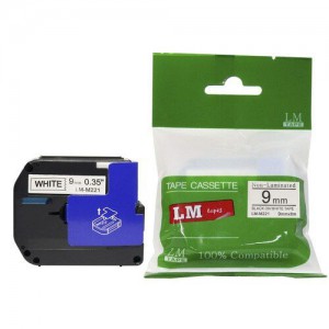 BROTHER MK-221 M Series P-Touch Label Tape 9mm 