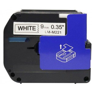 BROTHER MK-221 M Series P-Touch Label Tape 9mm 