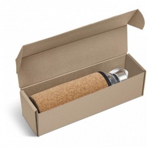 Kooshty Kork 500ml Glass Bottle in Bianca Custom Kraft Gift Box