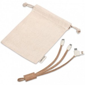Okiyo Soshin Cork Tri-Cable