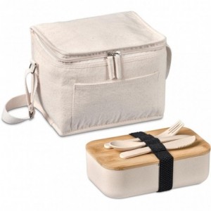 Okiyo Kura Cotton &amp; Wheat Straw Lunch Set (21 x 17 x 18cm)