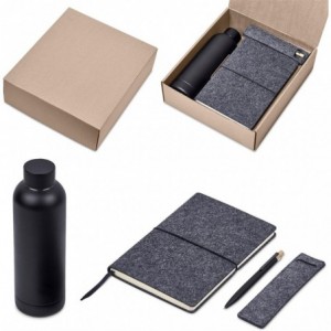 Okiyo Everly Kraft Recycled Gift Set with 800ml Bottle