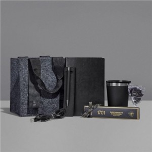 Yatta Supreme Selection Gift Hamper with Dark Grey RPET Felt Bag
