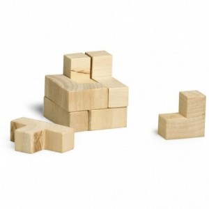 Altitude Brainbuster Wooden Puzzle (4.5 x 4.5 x 4.5)