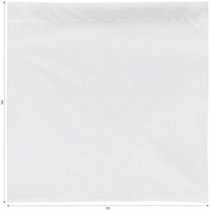 Ovation Sublimated Gazebo 1m X 1m Kiosk - Half Wall (Excludes Hardware)