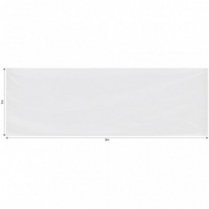 Ovation Sublimated Gazebo Skin 6m x 3m - Short Side Half-Wall