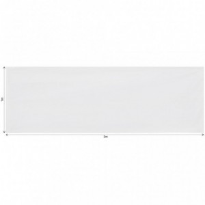 Ovation Sublimated Gazebo 4.5m X 3m - Short Side Half-Wall  (Excludes Hardware)