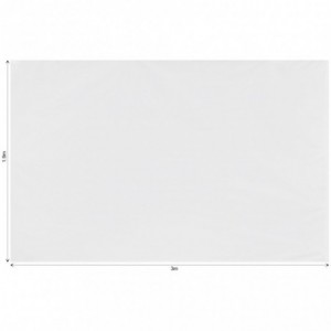Ovation Sublimated Gazebo 4.5m X 3m - Short Side Full-Wall (Excludes Hardware)