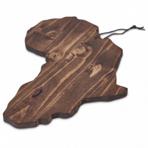 Serendipio Africa-Shaped Wooden Serving Board - 30 x 42cm