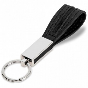 Altitude Vivacity Zinc Alloy &amp; Matte PU Loop Keyholder