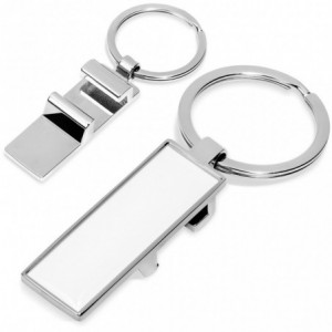 Altitude Saloon Nickel-Plated Zinc Alloy Bottle Opener Keyholder
