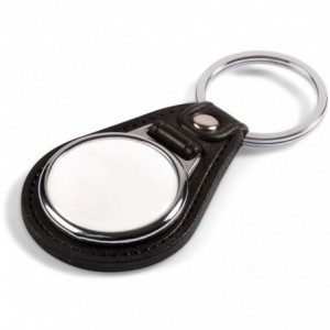 Altitude Roundabout Dome Keyholder - Stainless Steel &amp; PU