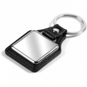 Altitude All-Squared Dome Keyholder - Nickel Plated Stainless Steel &amp; PU