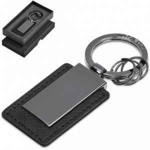 Alex Varga Berenika Keyholder - Gun Metal &amp; Textured PU