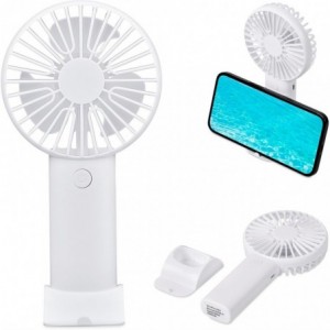 Altitude Heatwave Mini USB Rechargeable Fan with Phone Stand