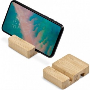 Okiyo Shinpura Bamboo Phone &amp; Tablet Stand - 8x6x2cm