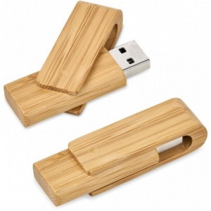 Okiyo Bakemono 32GB Bamboo USB 2.0 Flash Drive