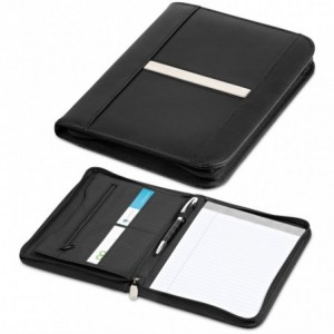Altitude Benchmark A5 Bonded Leather Zip-Around Folder