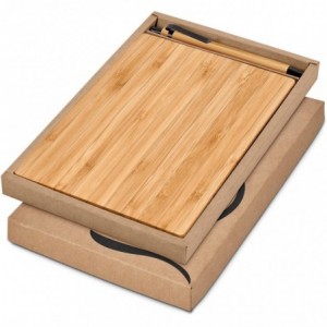Okiyo Yahari Bamboo Notebook &amp; Pen Gift Set