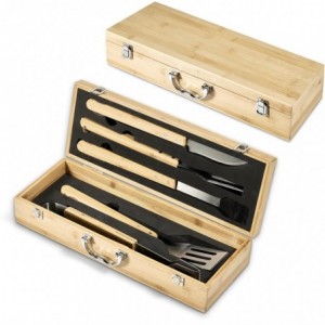 Okiyo Yakiniku Bamboo 5-Piece Braai Set with Gift Box