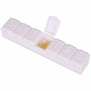 Altitude Emery Plastic Weekly Pill Box - 7 Compartments