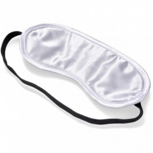 Altitude Aria Eye Mask - Silver Satin (19 x 8.4cm)