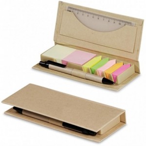 Altitude Brainstorm Kraft Recycled Memo &amp; Ball Pen Set