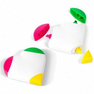 Altitude Heart Shape 3-in-1 Highlighter - White