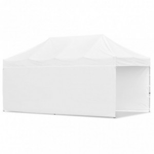 Coated Steel Sublimated Gazebo 6m x 3m -  2 Long Full-Wall Skins