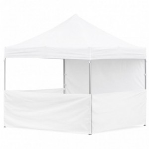 Coated Steel Sublimated Gazebo 3m x 3m - 3 Half-Wall Skins -1 Full-Wall Skin