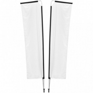 Legend 3M Sublimated Telescopic Double-Sided Flying Banner