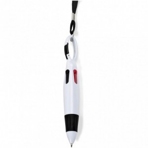 Altitude Quatro 4-in-1 Neck Ball Pen with Lanyard - 14cm