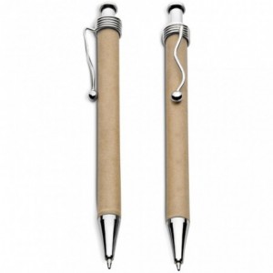 Altitude Newhaven Recycled Wood Pulp Ball Pen - Black German Ink
