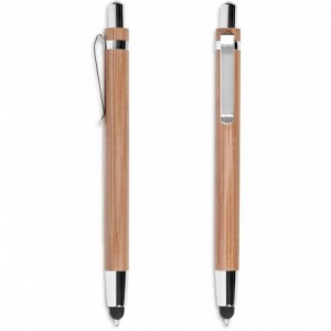 Altitude Eco-Scribe 2-in-1 Bamboo Stylus Ball Pen