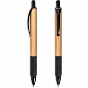 Okiyo Sora Bamboo &amp; ABS Ball Pen with Black German Ink