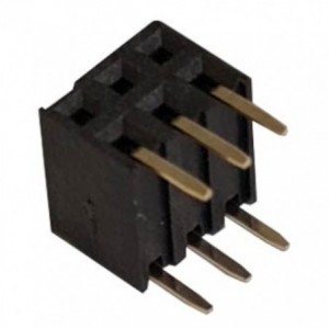 6 Pin Right Angle PCB Mount Socket 06FPR