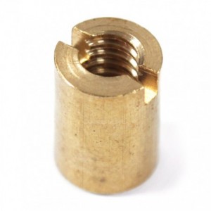 4mm Brass Slotted Flat Countersink Nut (NUT4MM)