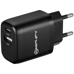 Amplify On The Go Dual USB &amp; Type-C Adapter