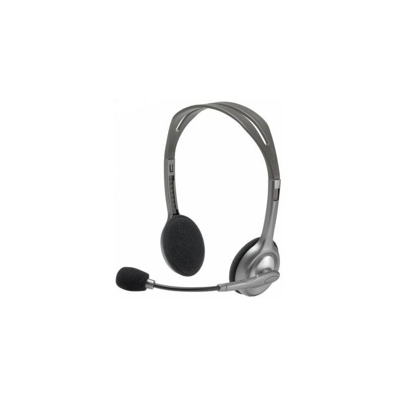 Logitech LOGI H111 981-000593 Stereo Headset - GeeWiz
