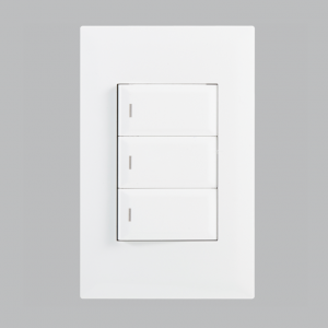 Modular Wh 3 Lever 1 Way Switch 2 X 4
