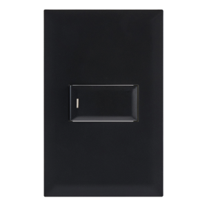 Modular Black 1 Lever 2 Way Switch 2 X 4