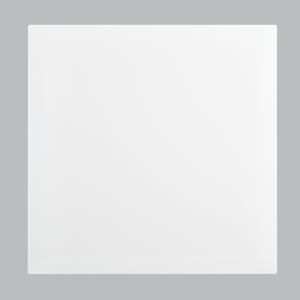 Modular White Blank Plate 4 X 4